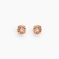 Boucles D'oreilles Puces Argent Rose Rio Santa Teresa Oxyde|Marc Orian Sale