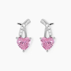 Boucles D'oreilles Puces Argent Blanc Avalon Oxyde De Zirconium|Marc Orian Hot