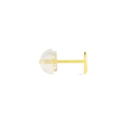 Boucles D'oreilles Puces Aricia Coeur Or Jaune|Marc Orian Hot