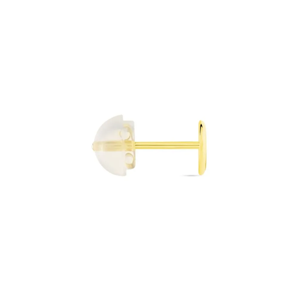 Boucles D'oreilles Puces Aricia Coeur Or Jaune|Marc Orian Hot