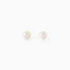 Boucles D'Oreilles Puces Bianca Or Jaune Perle De Culture|Marc Orian Sale