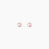 Boucles D'Oreilles Puces Bianca Or Jaune Perle De Culture|Marc Orian New