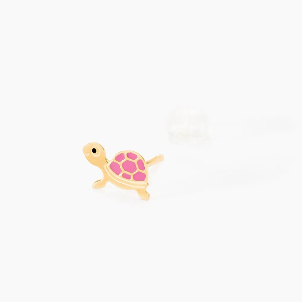 Boucles D'oreilles Puces Cali Tortue Or Jaune|Marc Orian Best