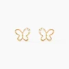 Boucles D'oreilles Puces Camomille Or Jaune Oxyde De Zirconium|Marc Orian Clearance