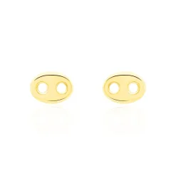 Boucles D'oreilles Puces Cara Or Jaune