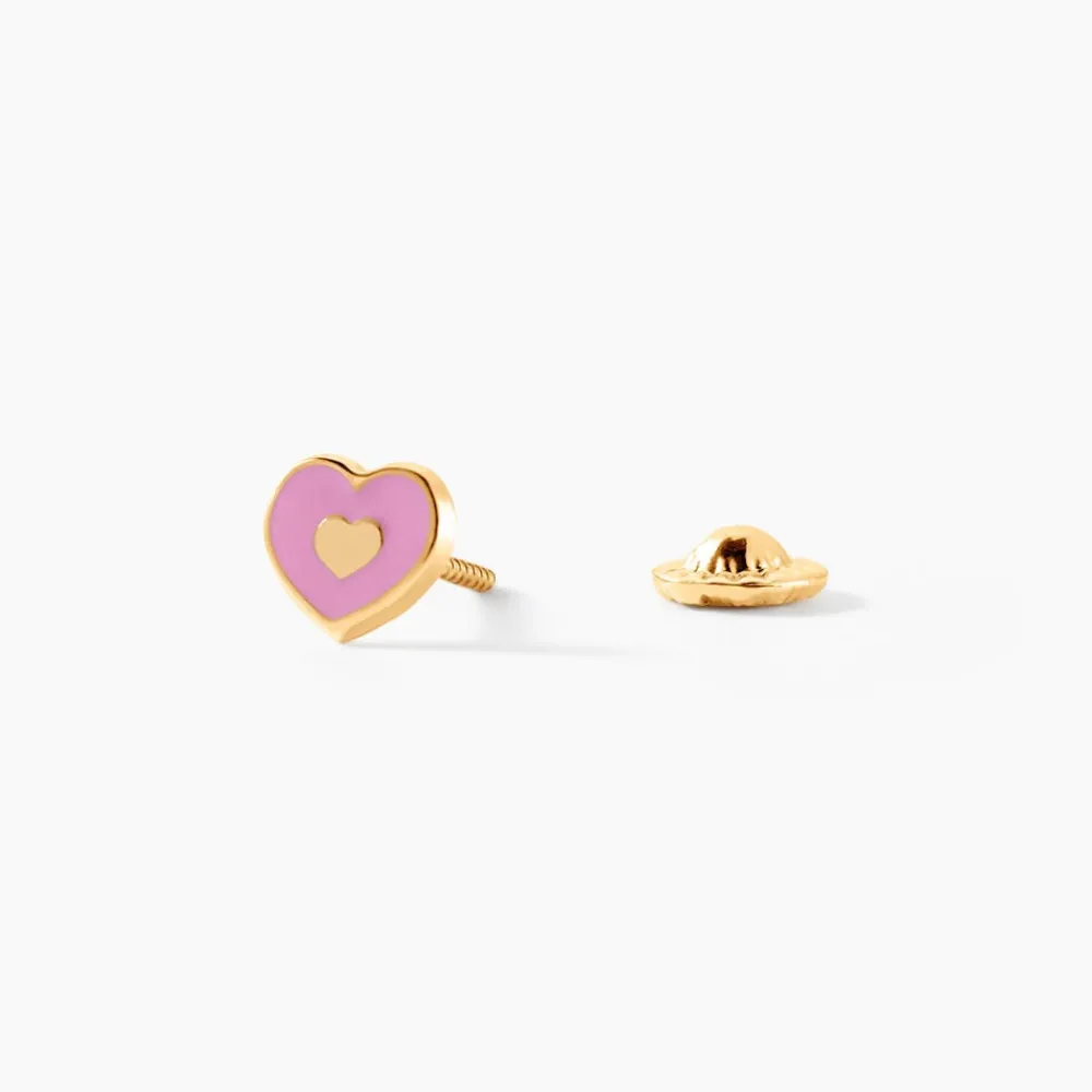 Boucles D'Oreilles Puces Chayim Or Jaune|Marc Orian Discount