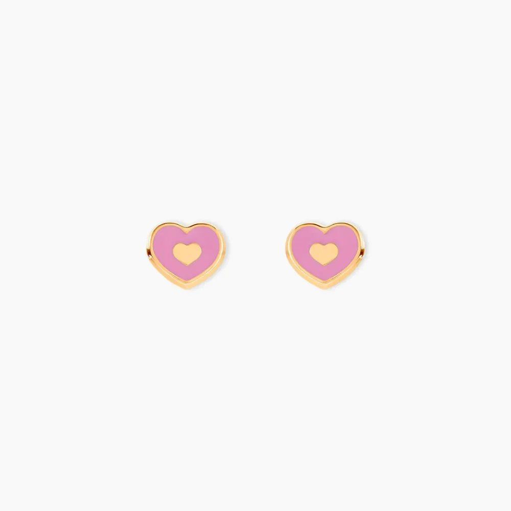 Boucles D'Oreilles Puces Chayim Or Jaune|Marc Orian Discount