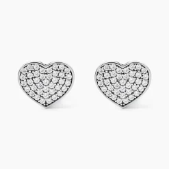Boucles D'oreilles Puces Darwin Argent Blanc Oxyde|Marc Orian Hot