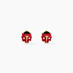 Boucles D'oreilles Puces Deena Or Jaune Oxyde De Zirconium|Marc Orian Sale