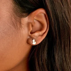 Boucles D'Oreilles Puces Desislav Or Jaune|Marc Orian Best