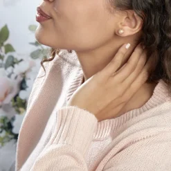 Boucles D'oreilles Puces Fidelia Boule Sablee|Marc Orian Hot