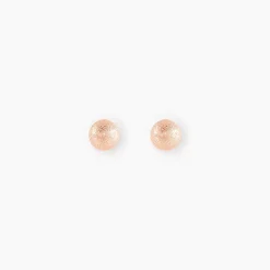 Boucles D'oreilles Puces Fidelia Boule Sablee|Marc Orian Best