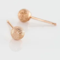 Boucles D'oreilles Puces Fidelia Boule Sablee|Marc Orian Best