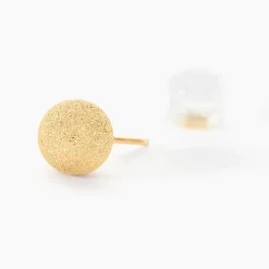 Boucles D'oreilles Puces Fidelia Boule Sablee|Marc Orian