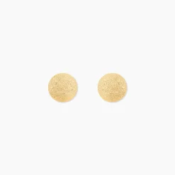 Boucles D'oreilles Puces Fidelia Boule Sablee|Marc Orian