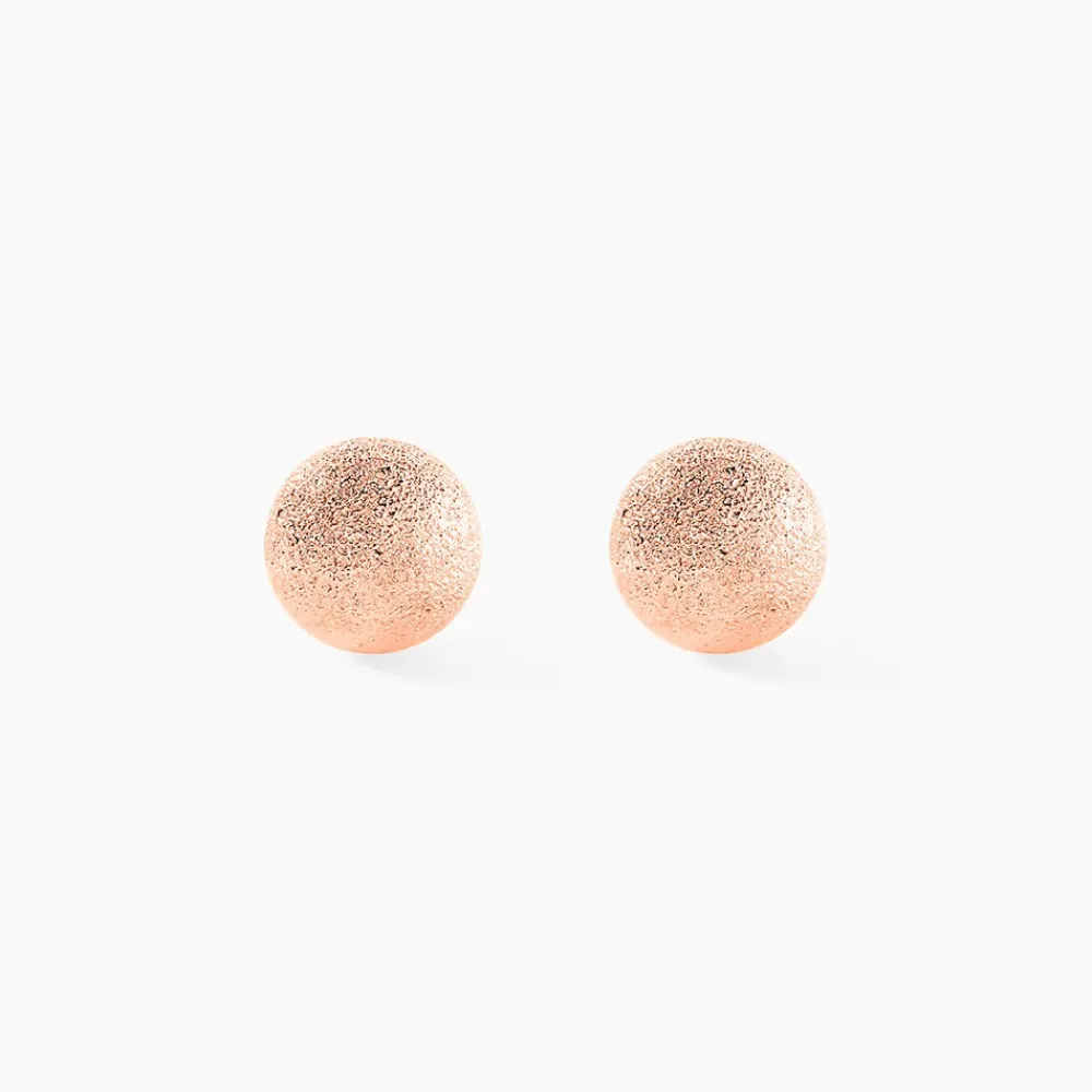 Boucles D'oreilles Puces Fidelia Boule Sablee|Marc Orian Best