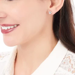 Boucles D'oreilles Puces Fidelia Boule|Marc Orian Online
