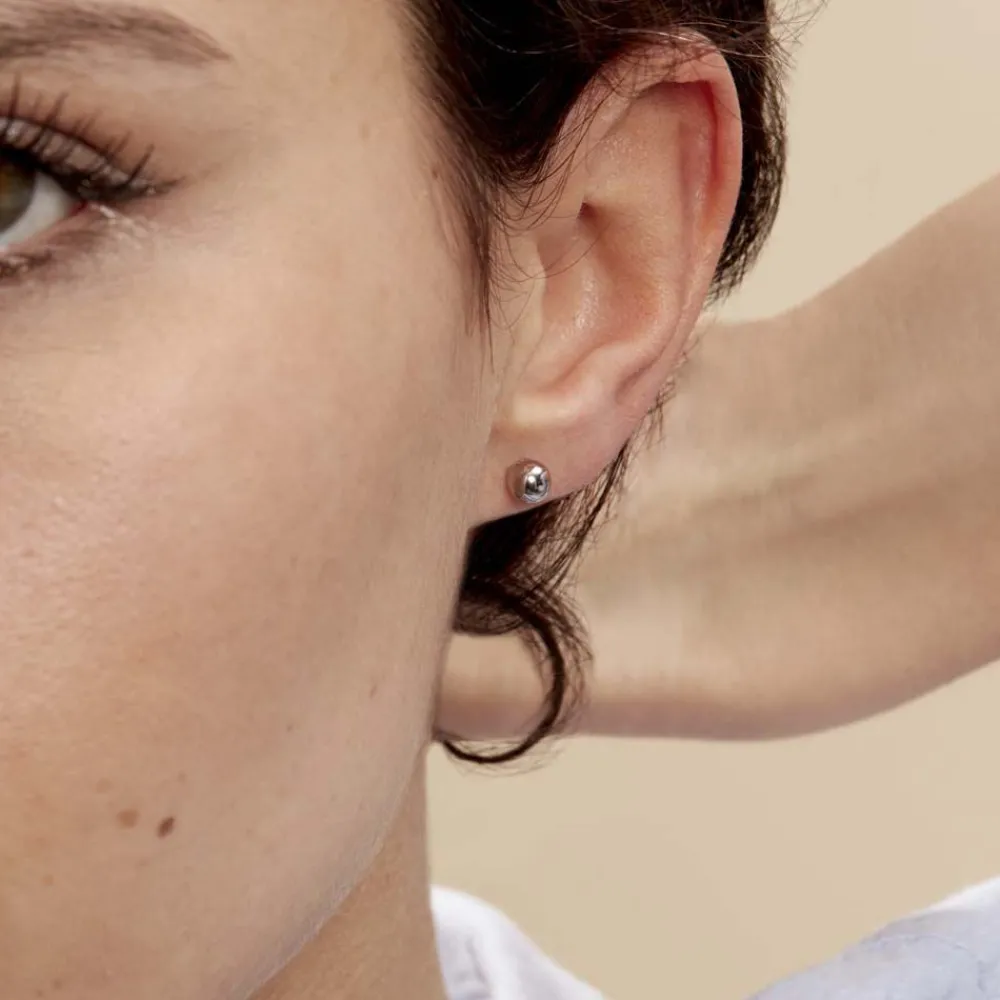 Boucles D'oreilles Puces Fidelia Boule|Marc Orian Discount