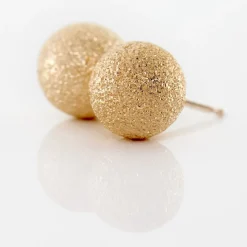 Boucles D'oreilles Puces Fidelia Boule Sablee|Marc Orian Outlet