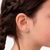 Boucles D'oreilles Puces Flip Dauphin Or Jaune|Marc Orian Online