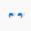 Boucles D'oreilles Puces Flipper Dauphin Or Jaune|Marc Orian Discount