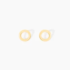Boucles D'oreilles Puces Freyde Or Jaune