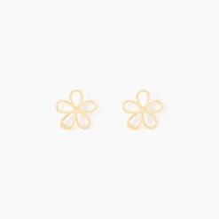 Boucles D'oreilles Puces Friðrika Or Jaune