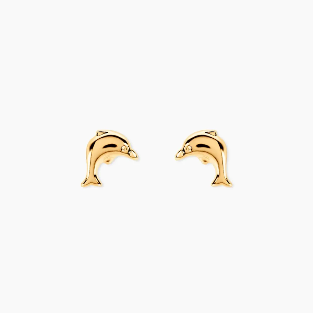 Boucles D'oreilles Puces Fulvie Dauphin|Marc Orian Best