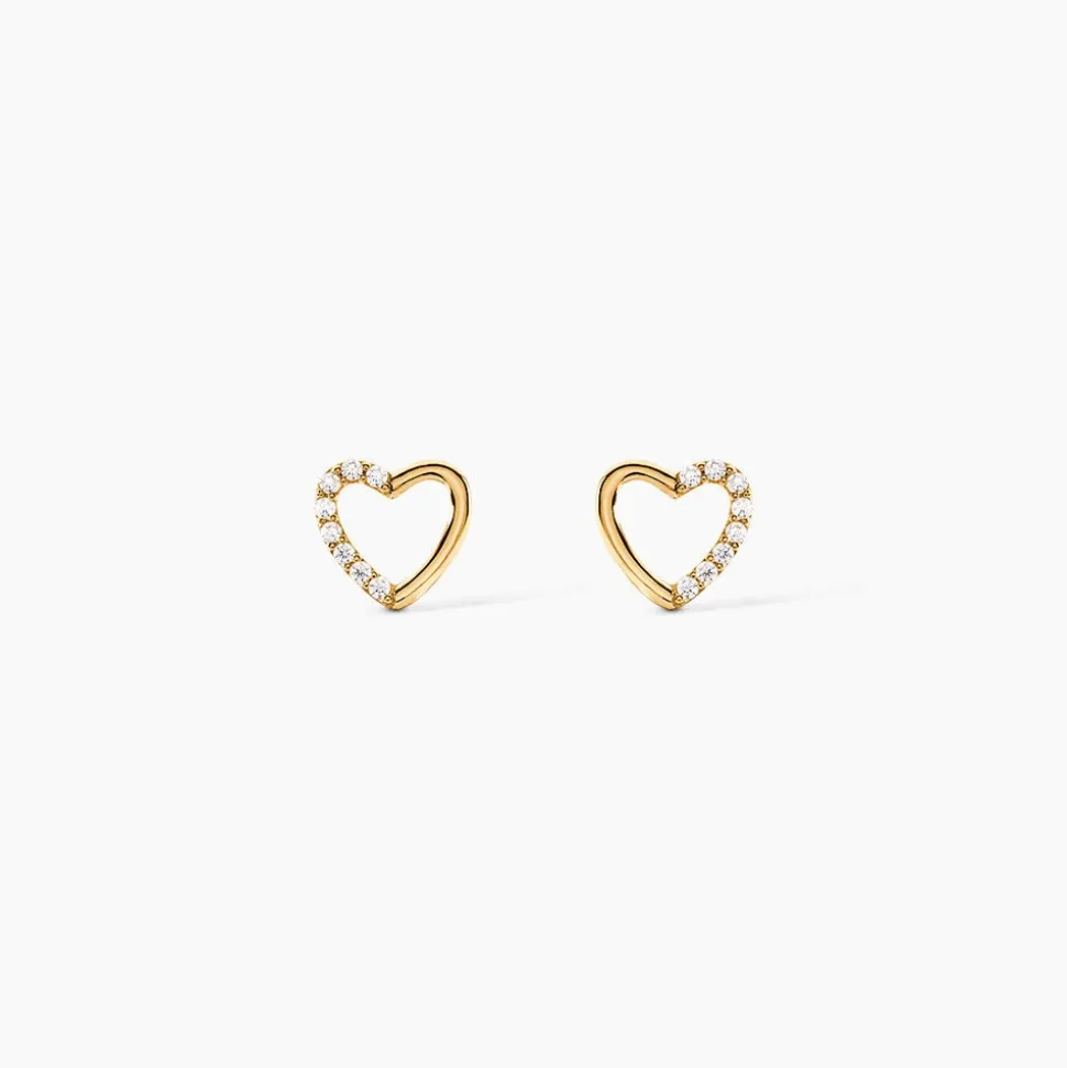 Boucles D'oreilles Puces Jakov Or Jaune