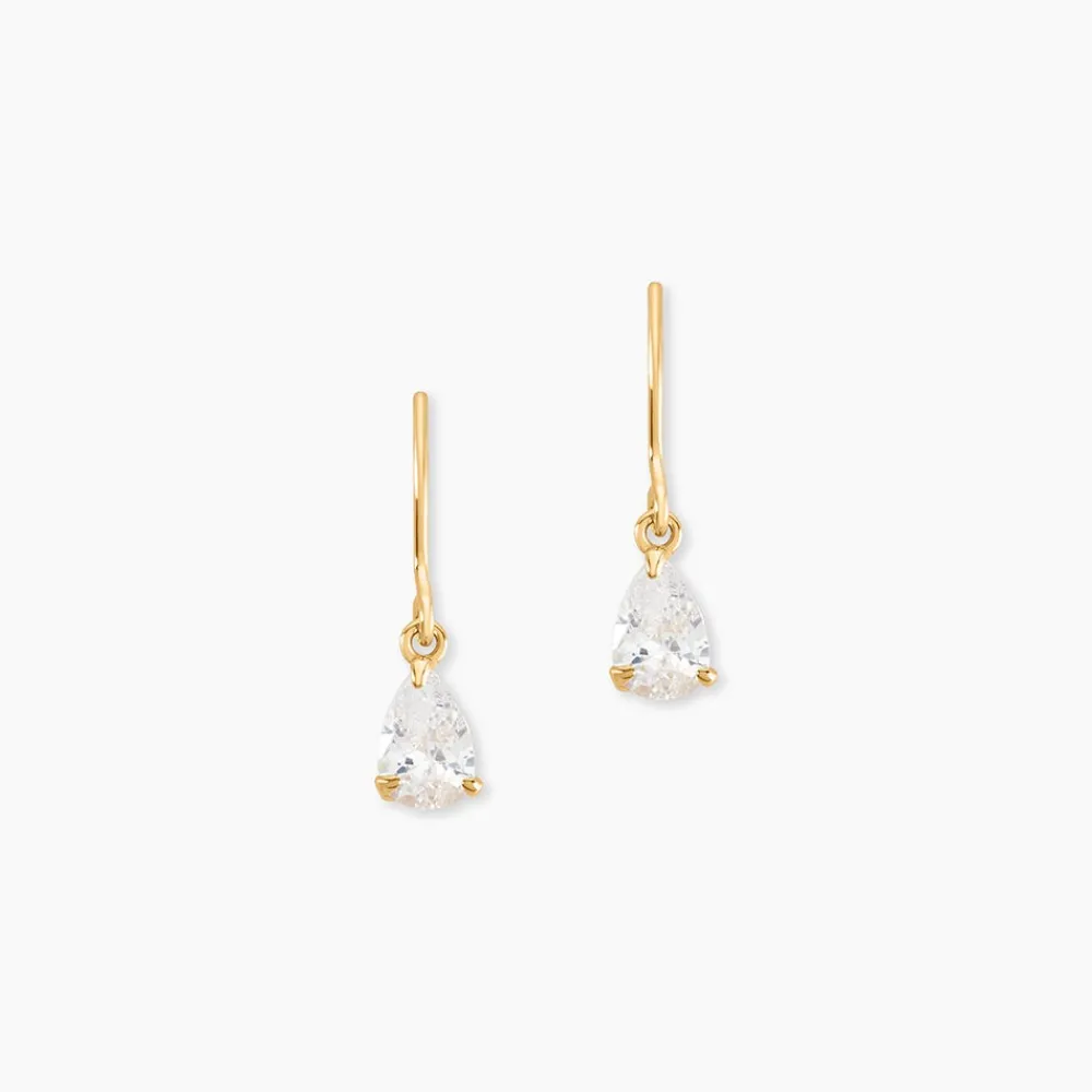 Boucles D'oreilles Puces Kalyne De Zirconium|Marc Orian