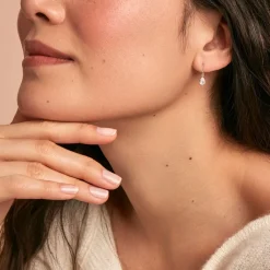 Boucles D'oreilles Puces Kalyne De Zirconium|Marc Orian