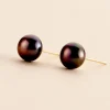 Boucles D'oreilles Puces Kesya Or Jaune Perle De Culture|Marc Orian Sale