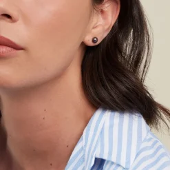Boucles D'oreilles Puces Kesya Or Jaune Perle De Culture|Marc Orian Sale