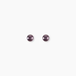Boucles D'oreilles Puces Kesya Or Jaune Perle De Culture