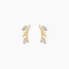 Boucles D'oreilles Puces Laverna Or Jaune Diamant