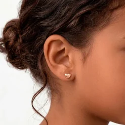 Boucles D'oreilles Puces Lison Or Rose|Marc Orian Sale