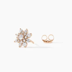 Boucles D'oreilles Puces Lorraine De Zirconium|Marc Orian