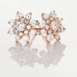 Boucles D'oreilles Puces Lorraine De Zirconium|Marc Orian