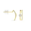 Boucles D'oreilles Puces Maellys Or Jaune Diamant|Marc Orian Outlet