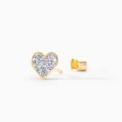 Boucles D'oreilles Puces Marta Or Jaune