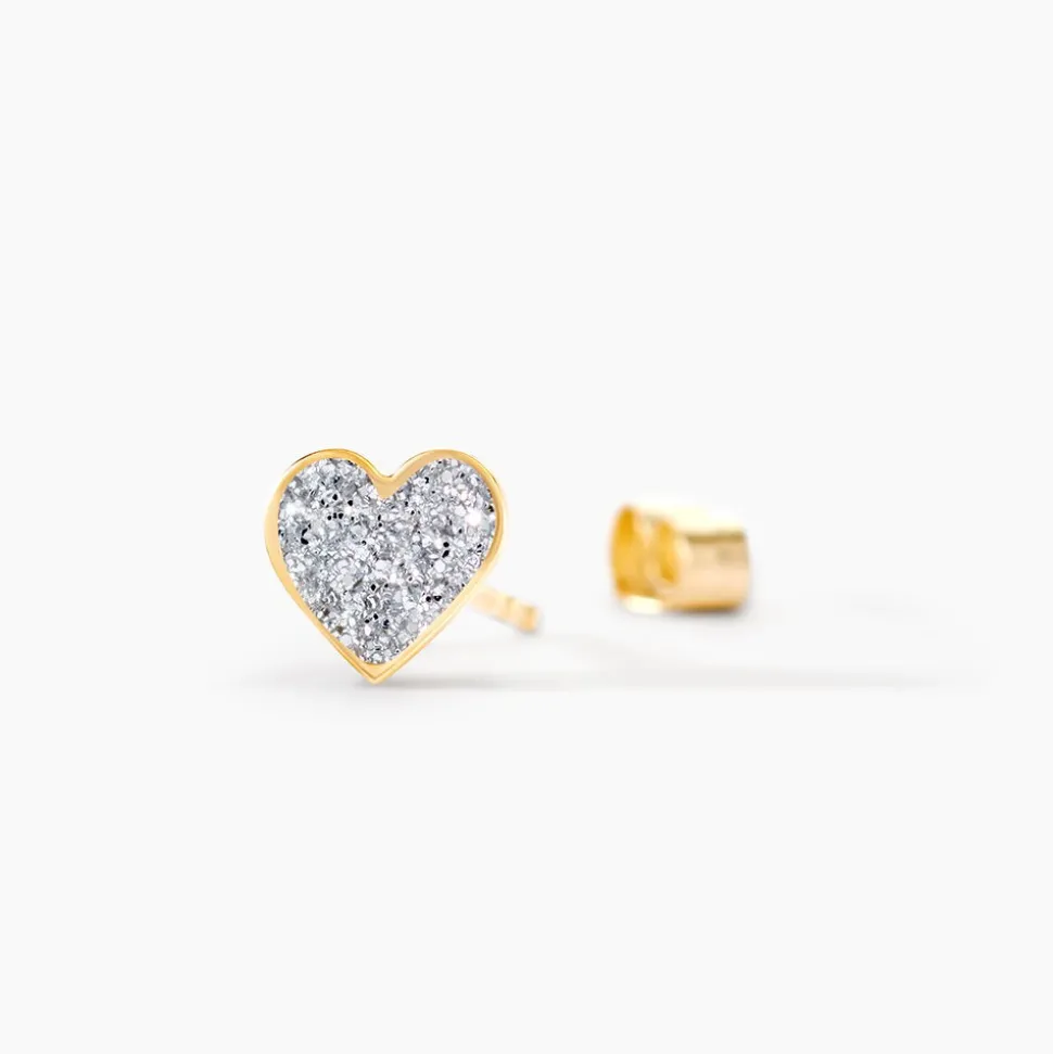 Boucles D'oreilles Puces Marta Or Jaune