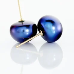 Boucles D'oreilles Puces Micaelle Teintees Or Jaune Perle De Culture|Marc Orian Clearance