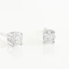 Boucles D'oreilles Puces Or Blanc Victoria Diamants|Marc Orian Sale