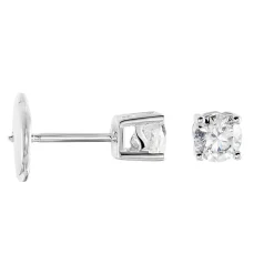 Boucles D'oreilles Puces Or Blanc Victoria Diamants|Marc Orian Sale