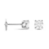 Boucles D'oreilles Puces Or Blanc Victoria Diamants|Marc Orian New