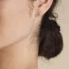 Boucles D'oreilles Puces Or Blanc Victoria Diamants