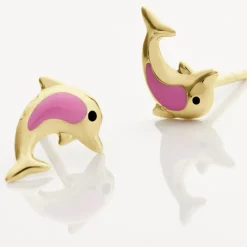 Boucles D'oreilles Puces Or Jaune Mael Smalto|Marc Orian