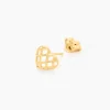 Boucles D'oreilles Puces Or Jaune Cicolluis