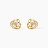Boucles D'oreilles Puces Or Jaune Abidemi Diamants