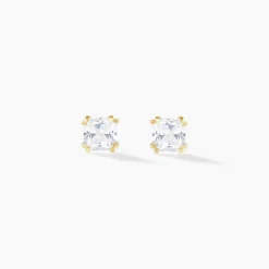Boucles D'oreilles Puces Or Jaune Doreen Oxydes De Zirconium|Marc Orian Sale